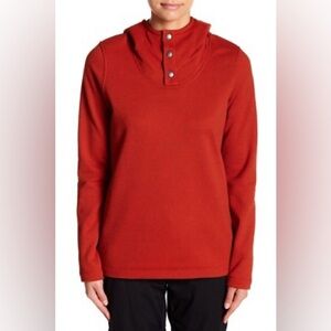 The North Face Funnel Neck Pullover Hoodie Knit Size Large